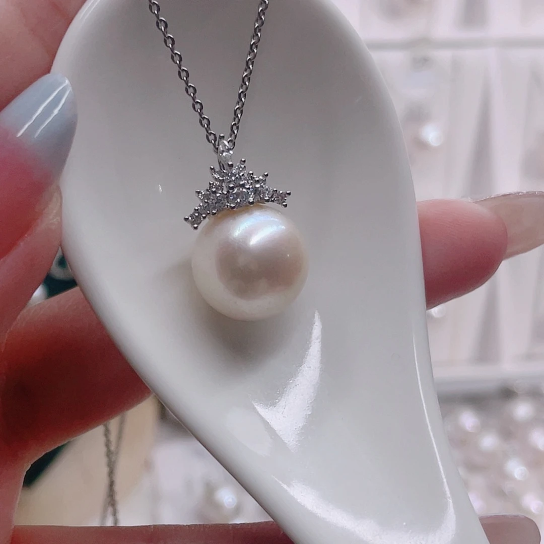 淡水珍珠未镶嵌吊坠(赠链)