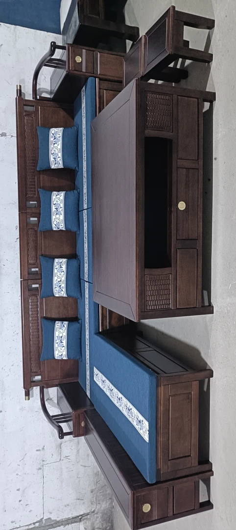 格木贵妃新中式，全实木，长3.3米家用客厅