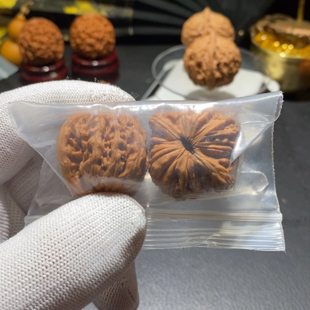 猫***李文玩核桃把件0381汉高34