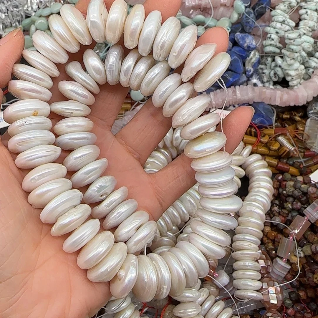 壹***山玛瑙/玉髓合金珠宝半成品珍珠拍四82发一条01