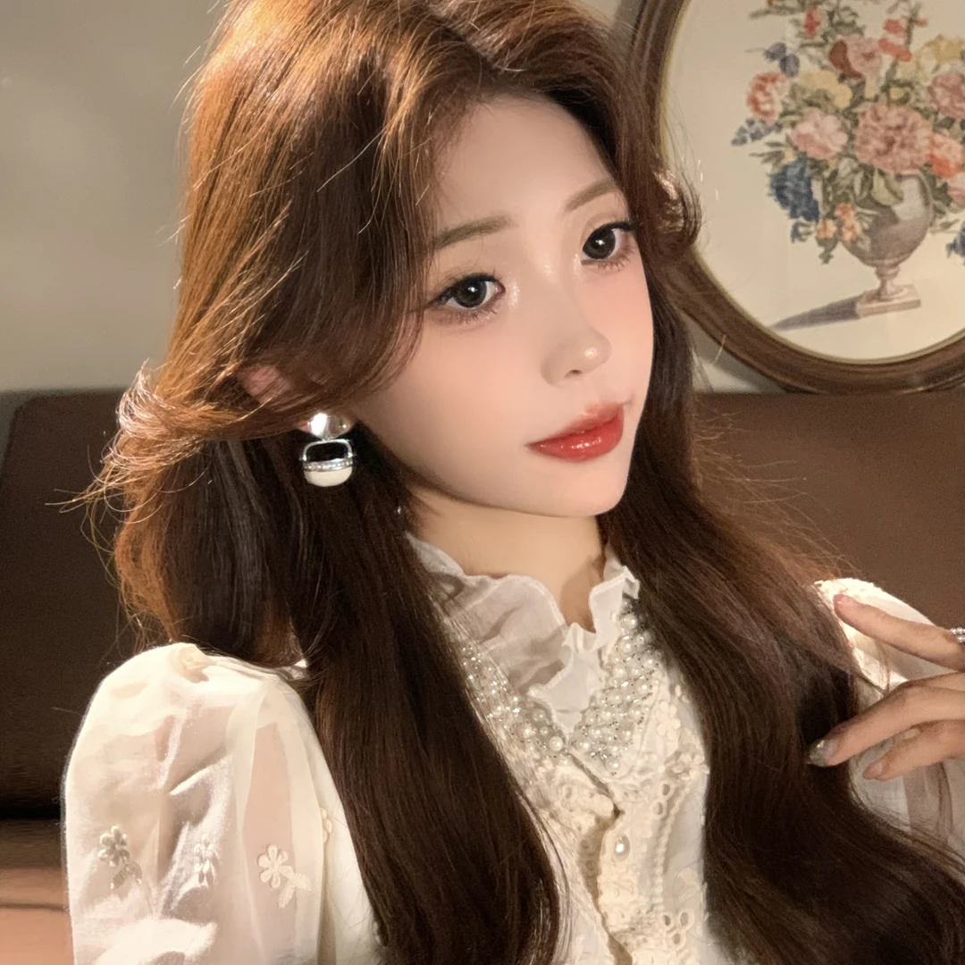 FULL GIRLISH耳环00614小众清新几何耳钉耳饰