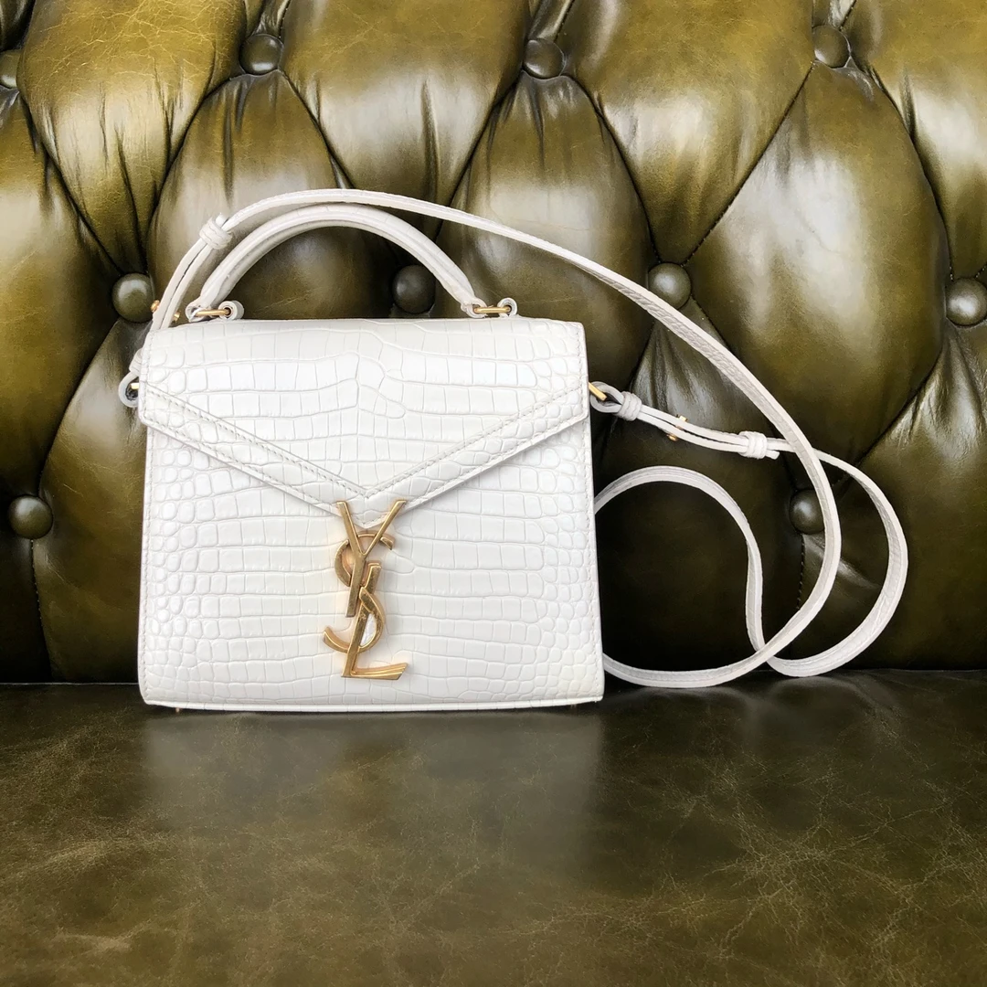 95新 YSL/圣罗兰 安洁利 YSL白金Cassandra手提单肩包 WHZ502133H