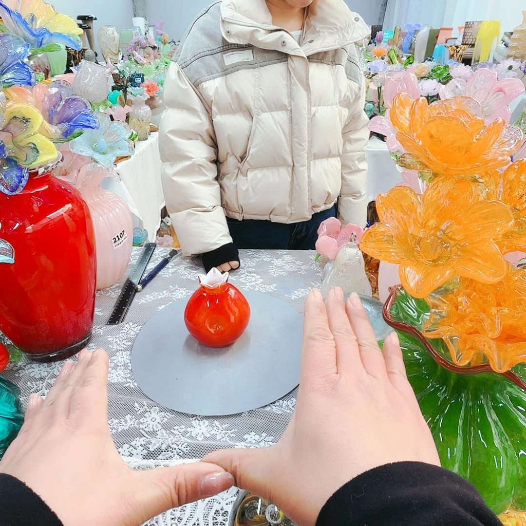 福利不退不换琉璃花瓶艺术品