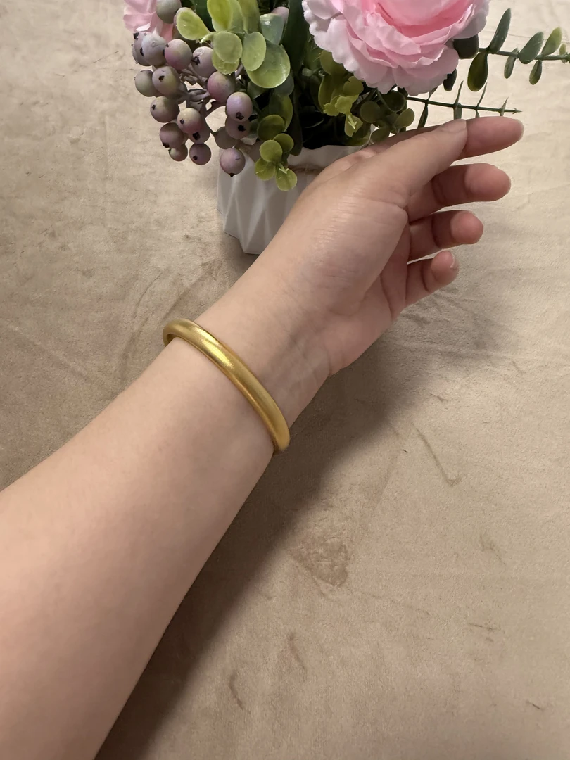 铜合金手镯 古法传承小轮胎手镯不掉色经典百搭