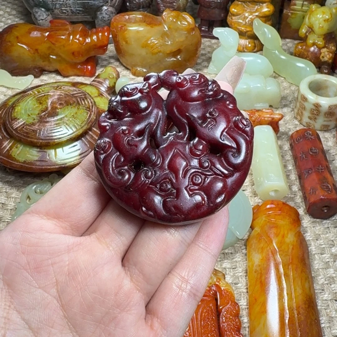 白玉菩提吊坠挂件