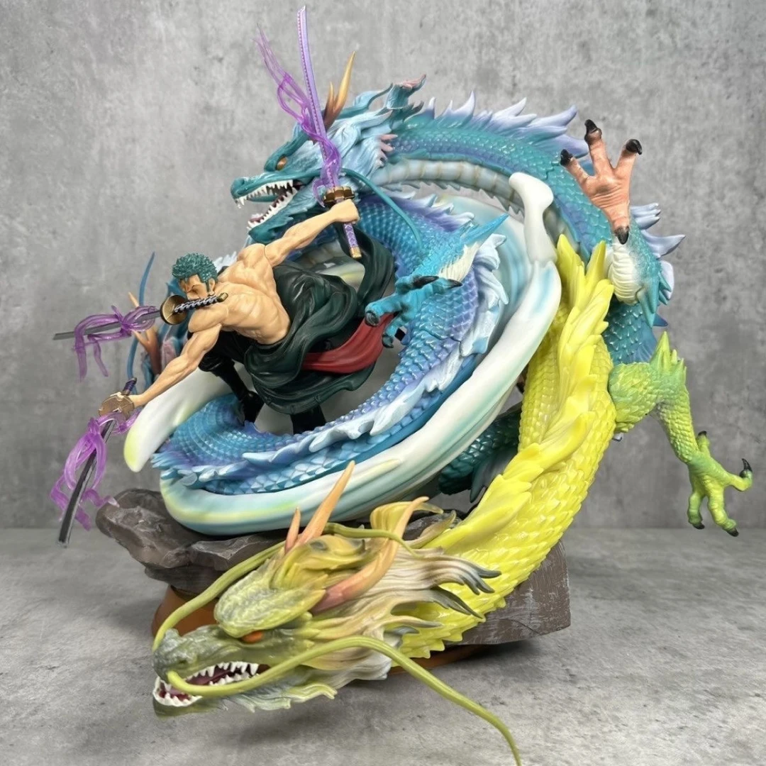 海贼王 三龙索隆 手办雕像 28cm O