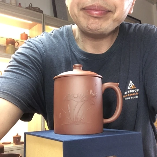 茶杯紫泥微瑕容量450