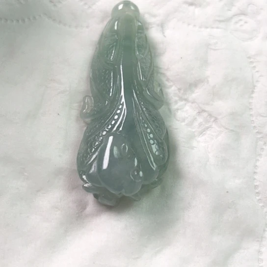 翡翠未镶嵌颈饰翡翠白菜吊坠