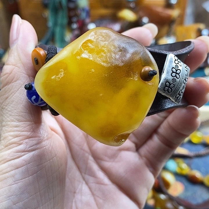 蜜蜡未镶嵌手镯手镯