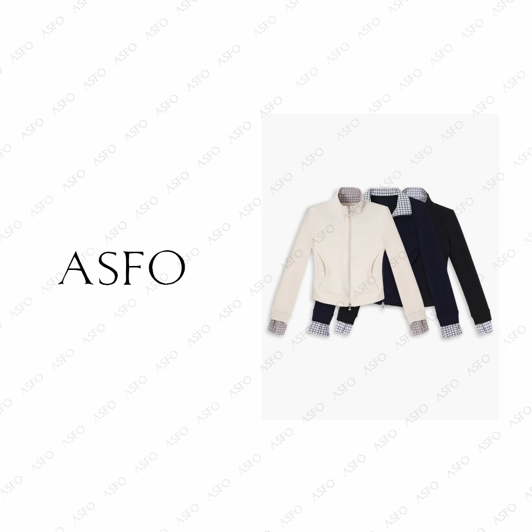 【AS行动派】25新运动风格纹拼接磨毛百搭双开头卫衣AS25QDWT03176