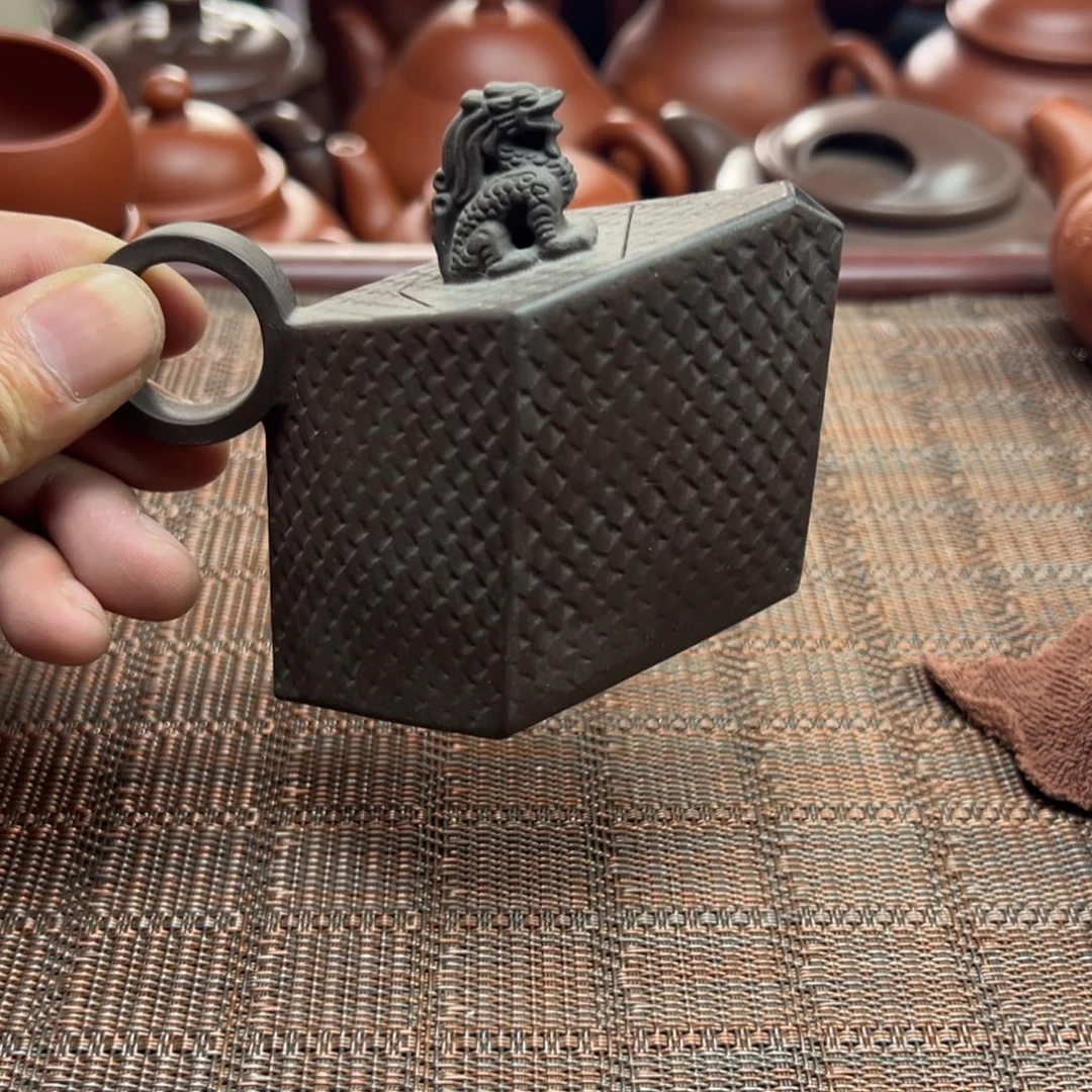 紫砂茶壶宜兴原矿紫砂壶350毫升容量