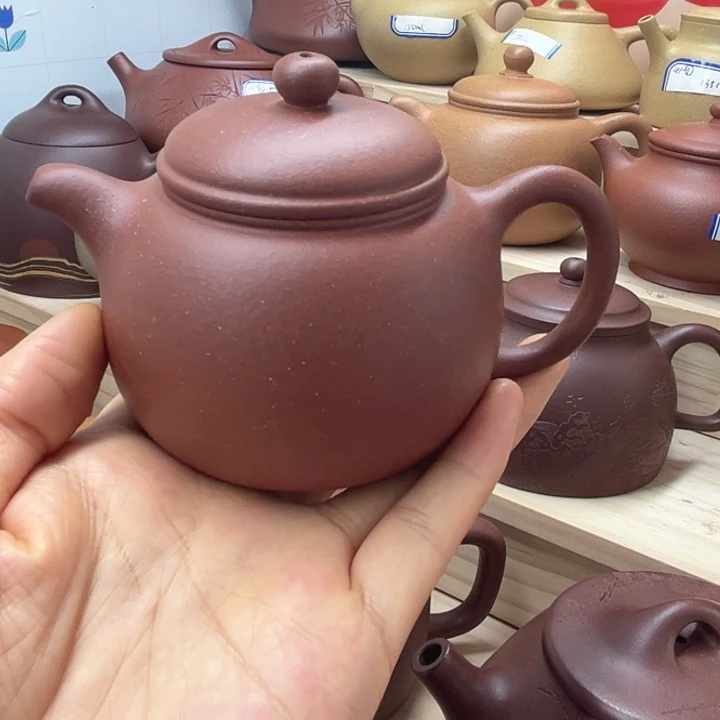 茶壶紫砂降坡泥190cc匏尊壶
