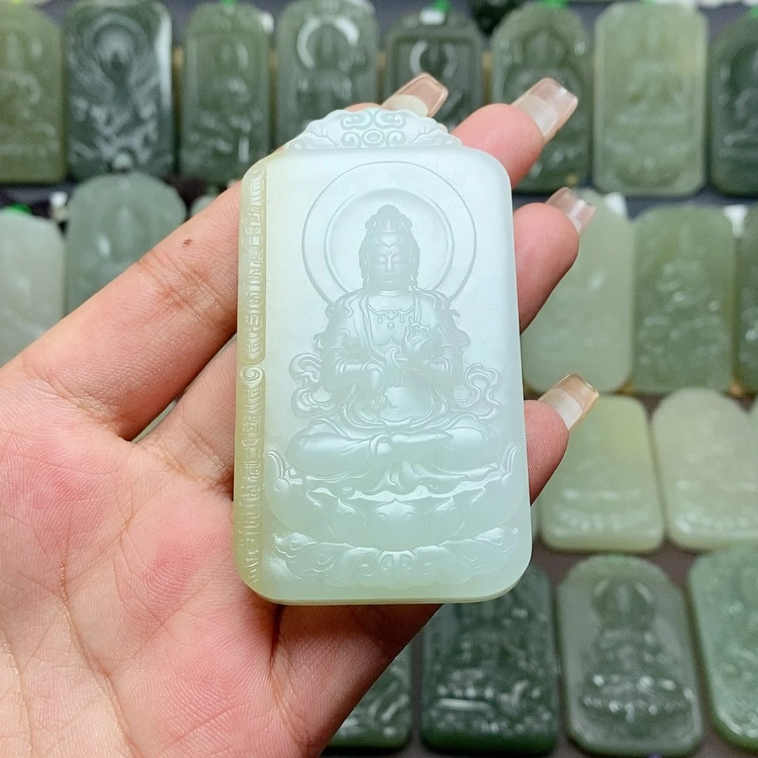 【闪购商品】和田玉颈饰未镶嵌转**空