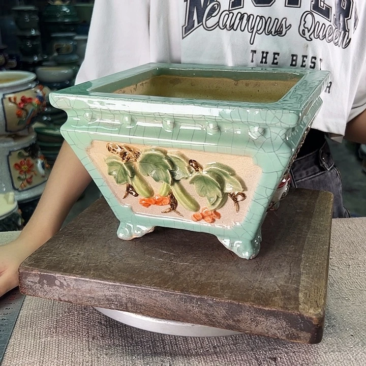 泳坤堂石湾盆陶瓷