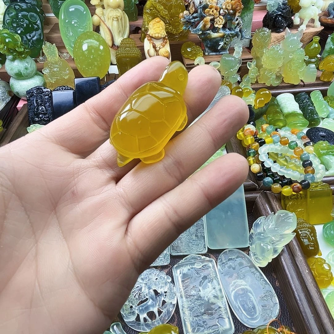 岫玉未镶嵌吊坠(不含链)