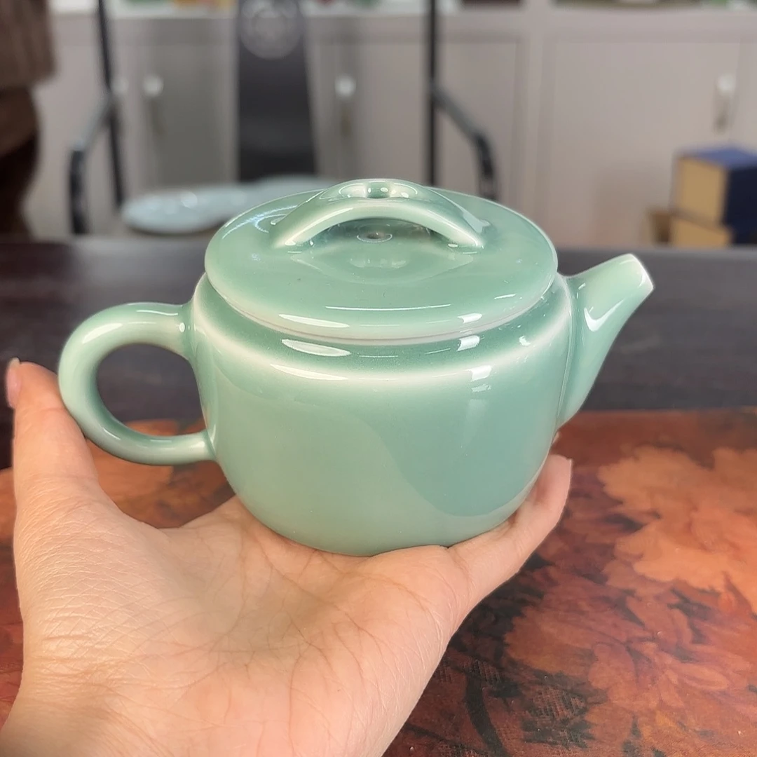 龙泉云间青瓷小米茶器