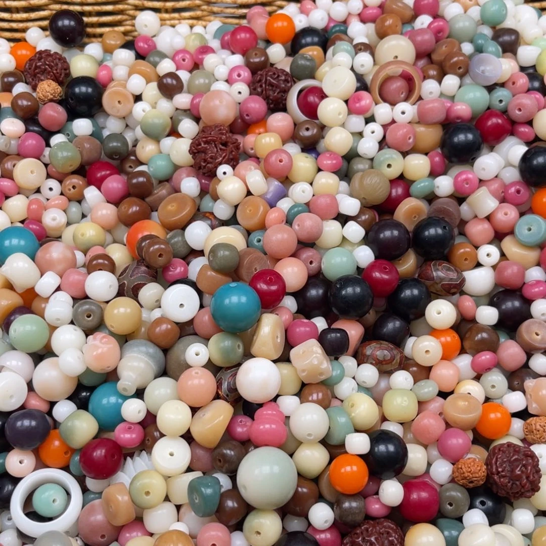 吊坠白玉菩提px77混珠400颗瑕疵10-12