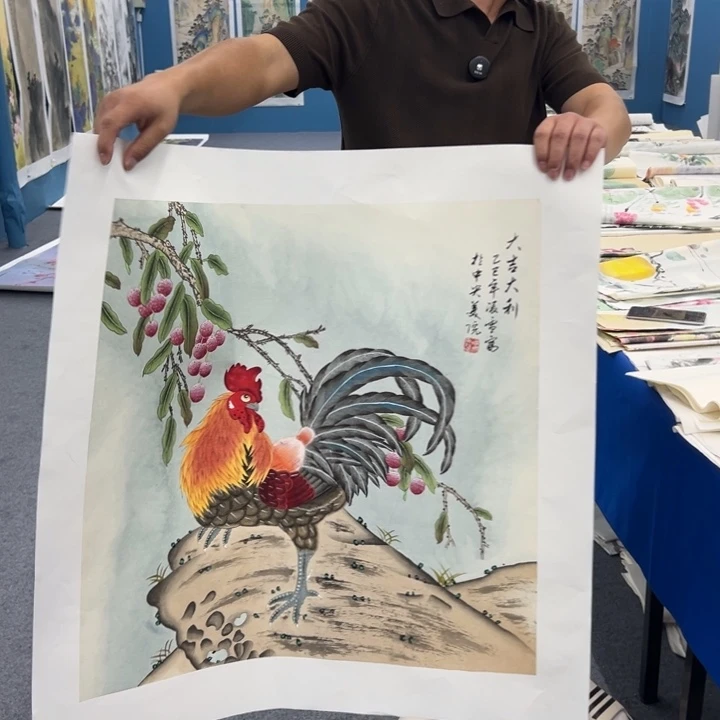 国画宣纸纯手绘字画