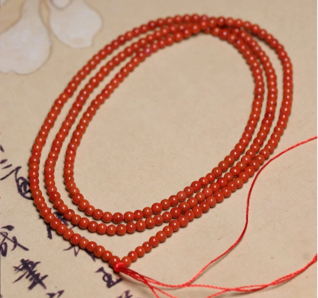 精品保山南红小米链