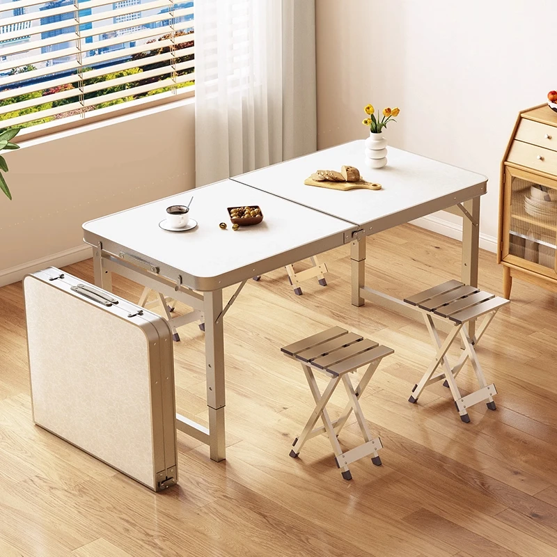 折叠桌子户外便携式可升降摆摊折叠开工桌子露营野餐夜市折叠桌椅
