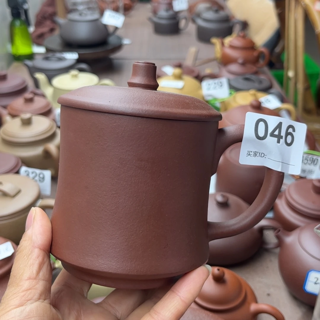 紫砂茶壶紫泥半手工
