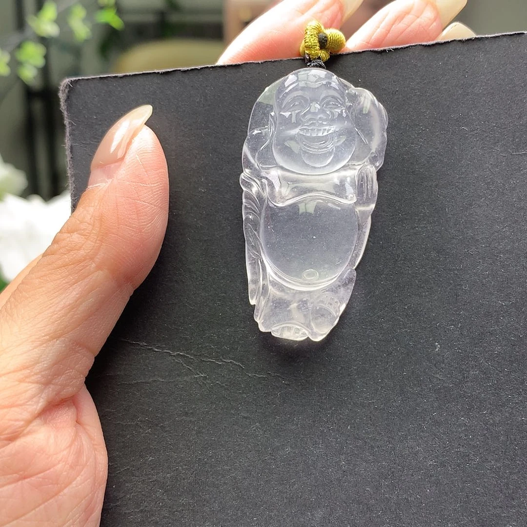 石英质玉未镶嵌佛公