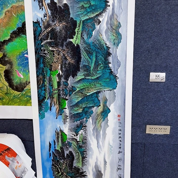 国画国画山水作品