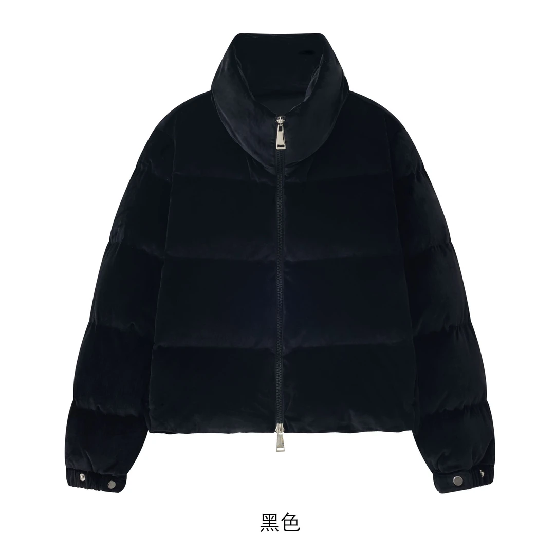 【阳阳专属】高密丝滑短立绒4格鹅绒短款外套3Q3552