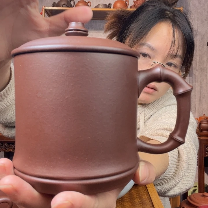 茶杯紫砂原矿紫砂杯