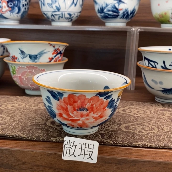 釉下老陶泥手工绘制