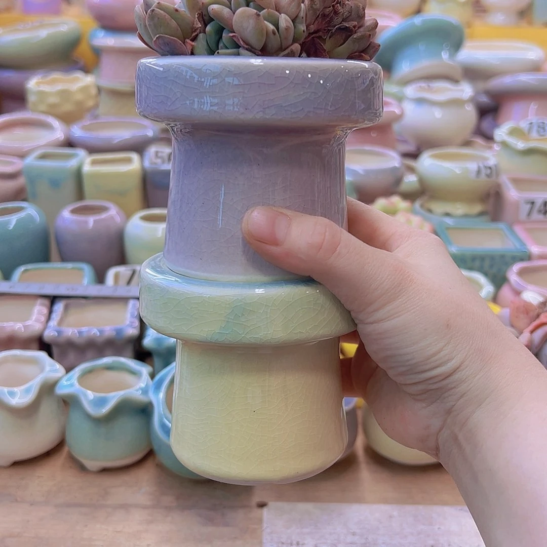 陶瓷花盆当场满12包邮