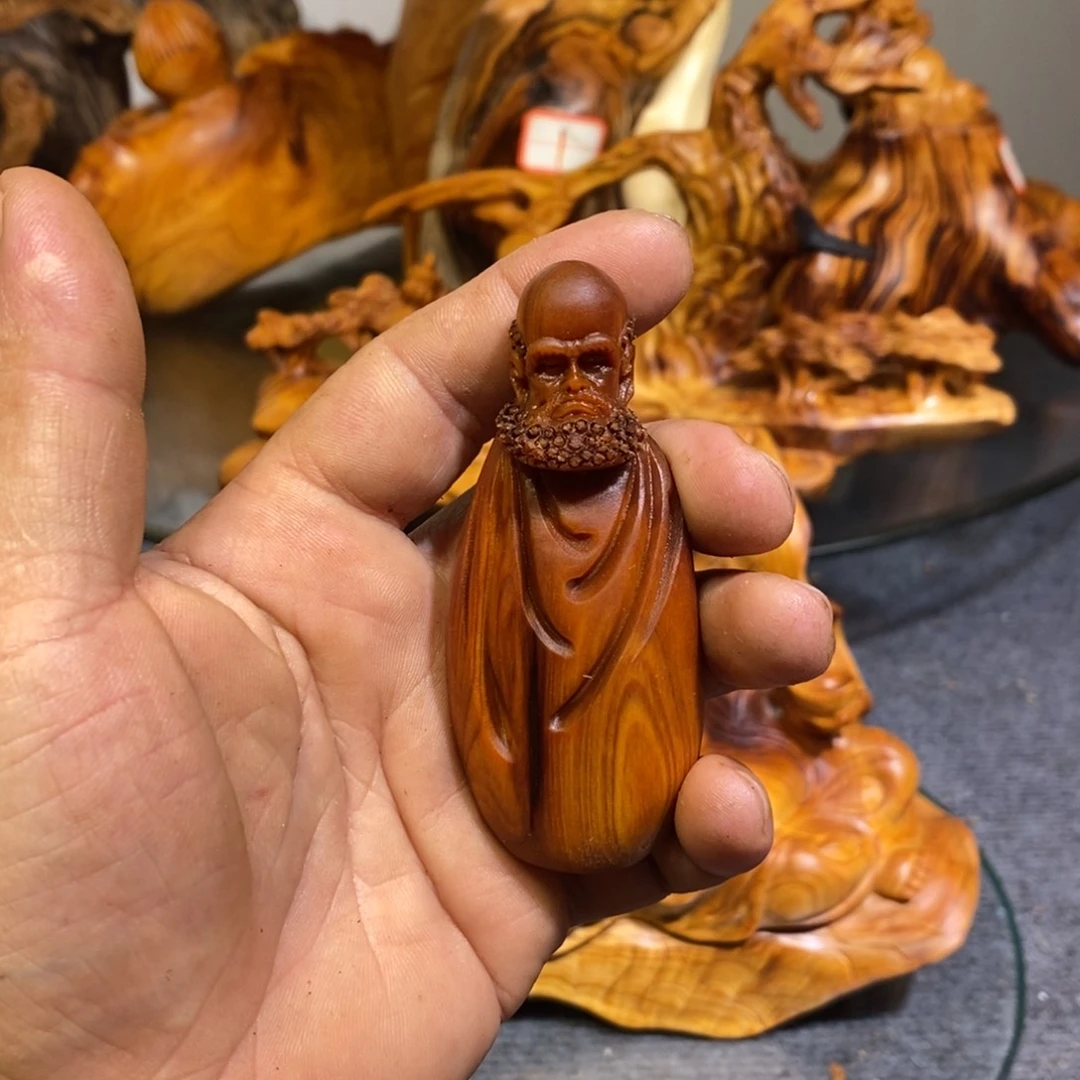 V***…柏木（崖柏）木雕工艺品手把件手串