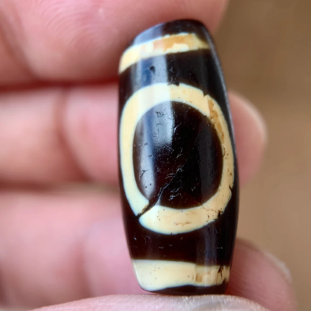 非金属树脂手链 大开门古珠纯纯天圆地方