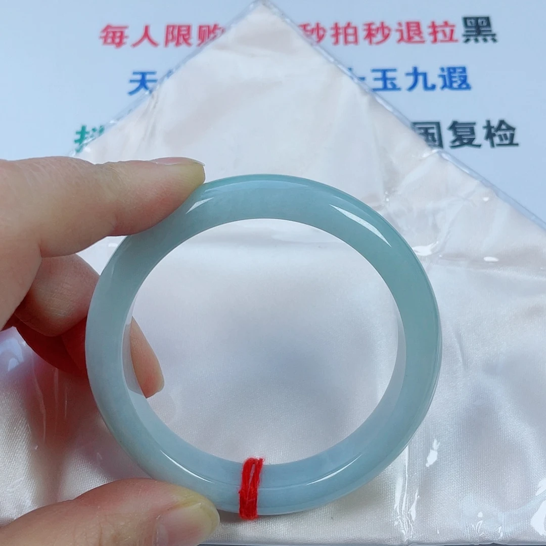 翡翠未镶嵌手镯天然翡翠手镯58