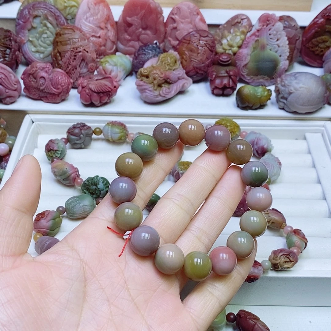 玛瑙/玉髓盐源玛瑙手链未镶嵌