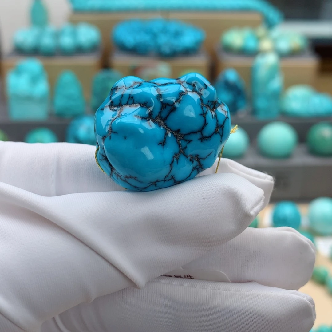 未镶嵌绿松石珠宝奇石