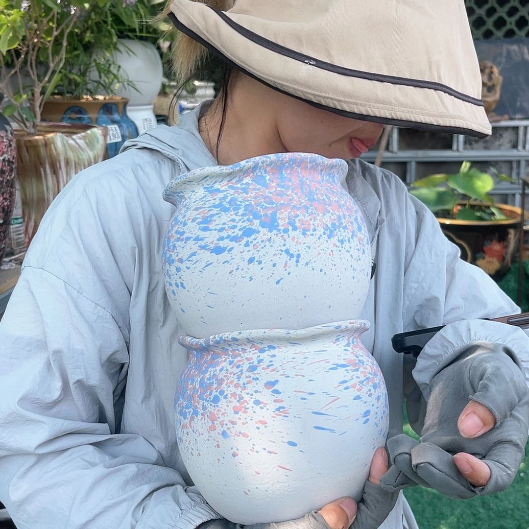 紫砂花盆王嫂花盆直播0530- 小胖盆高14口15