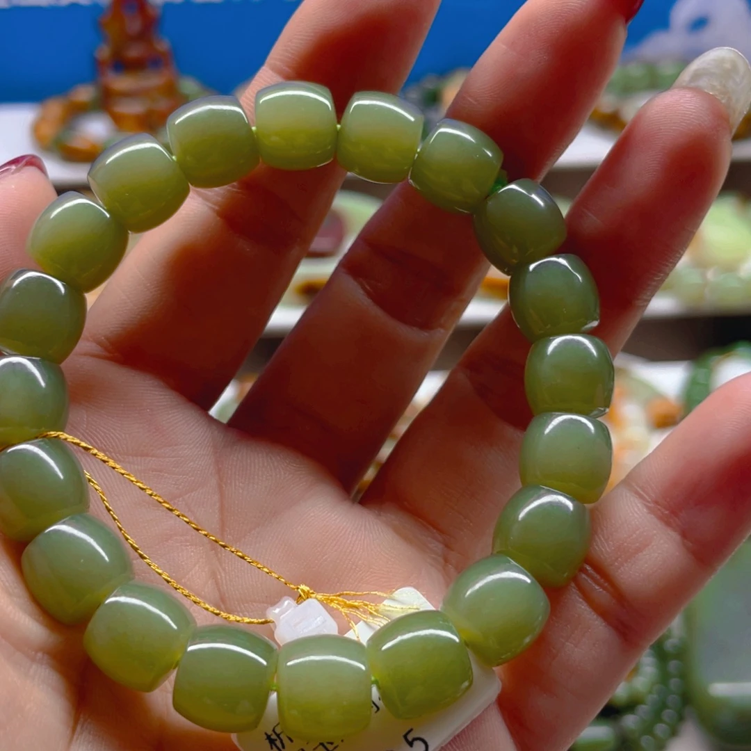 未镶嵌手串透闪石质玉