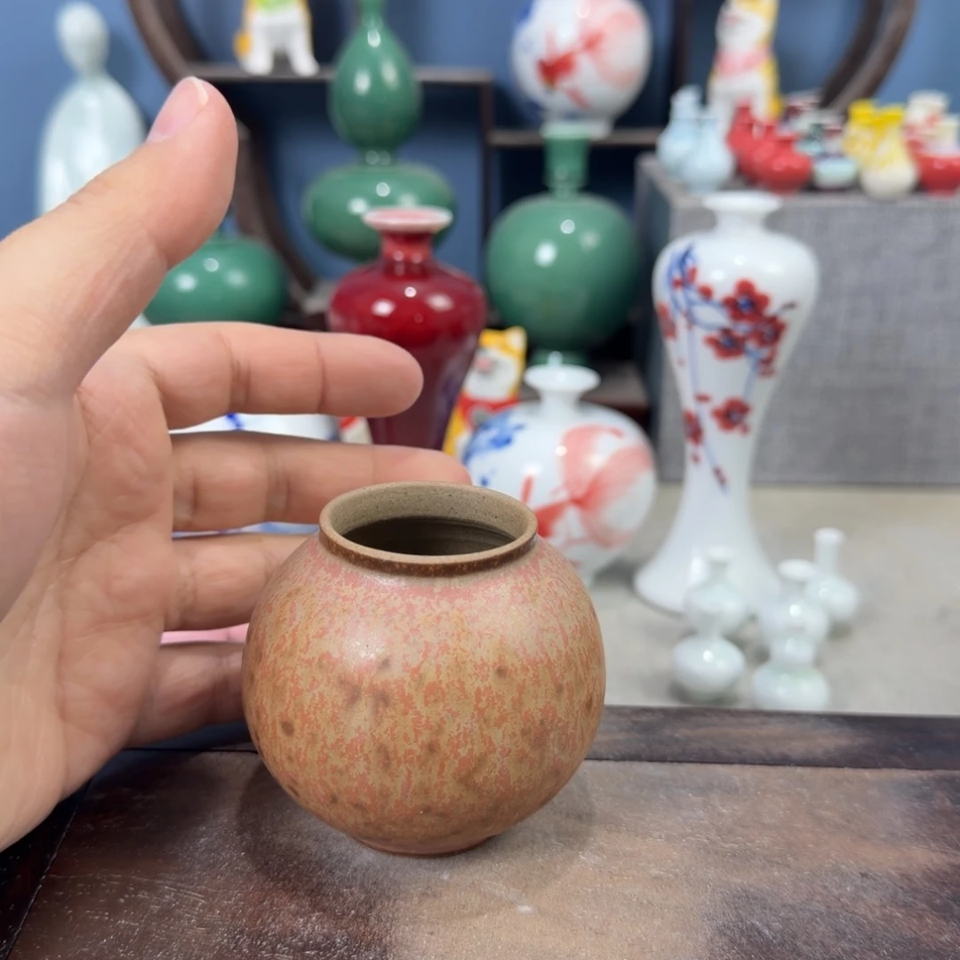 陶瓷手工小花器摆件