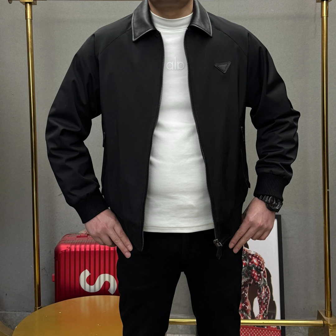 2025欧货时尚领子真皮鹅绒外套6550