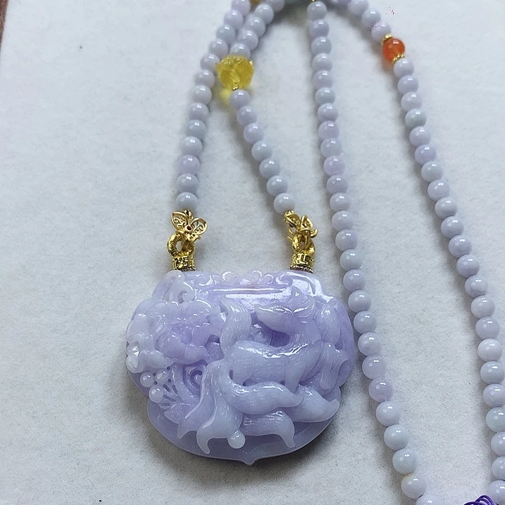 翡翠颈饰未镶嵌吊坠