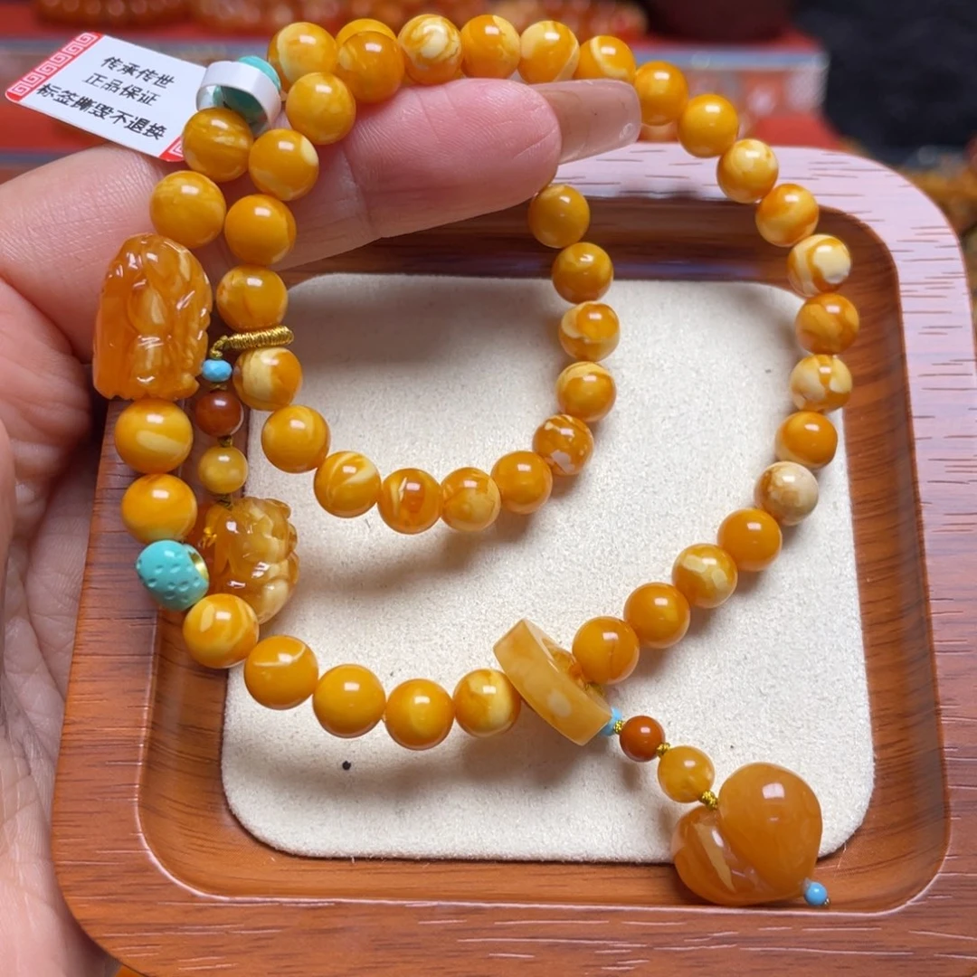 蜜蜡未镶嵌手链手串