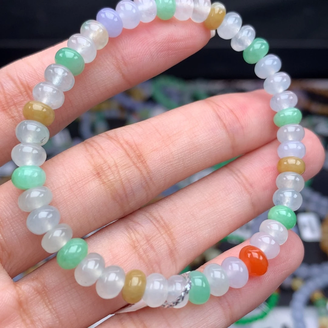 翡翠手链未镶嵌卡