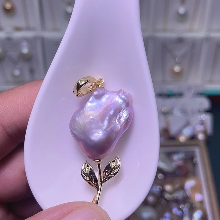 颈饰合金淡水珍珠54