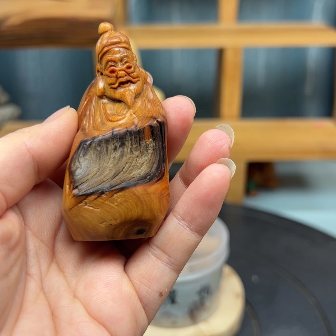 木松*崖柏木摆件手把件