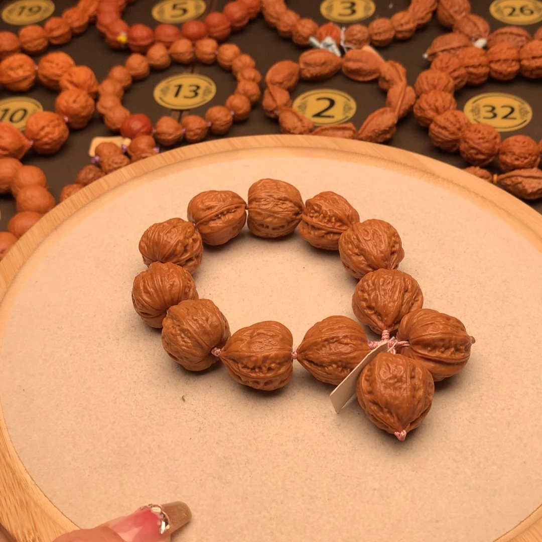 文玩核桃手串原题原色爱心