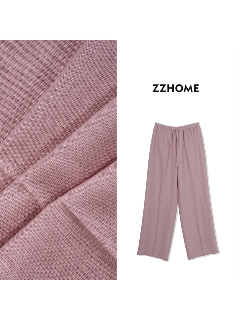 ZOZO HOME ｜可持续时髦立裁亚·麻时装西裤q170825p