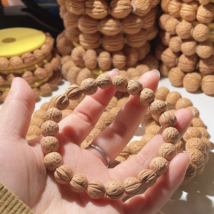 棒***槌桃核吊坠桃核手串野生桃核39