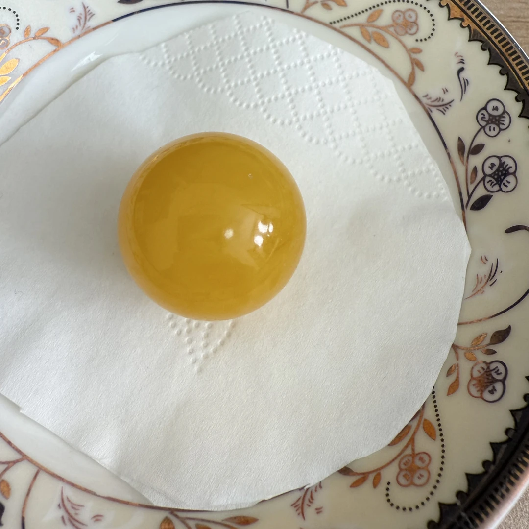 蜜蜡焦皮浓蜡圆珠24+mm