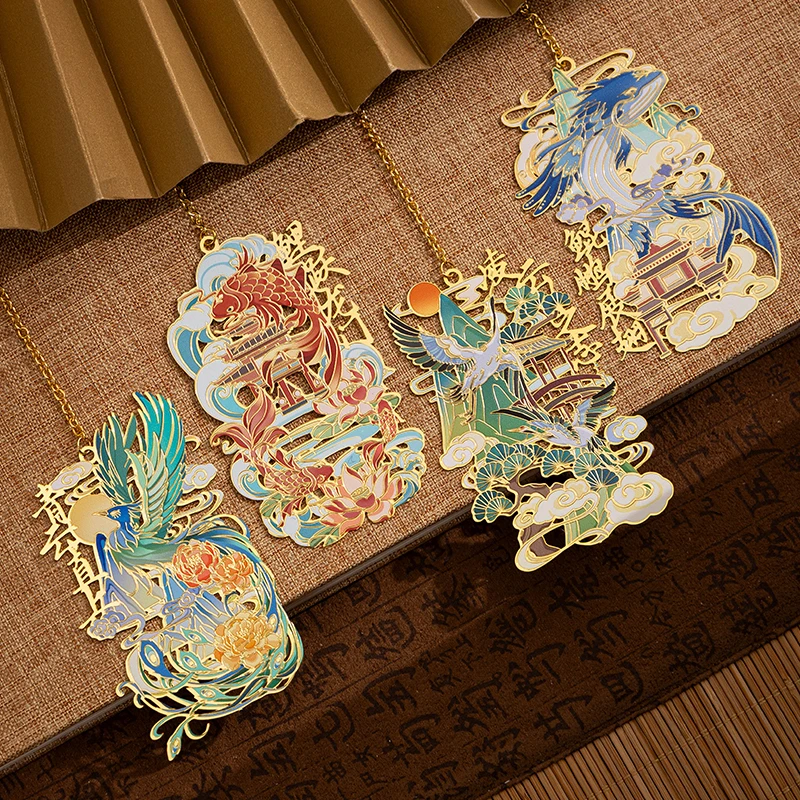 新款高颜值金属镂空书签送朋友小众生日礼物创意锦绣前程实用阅读